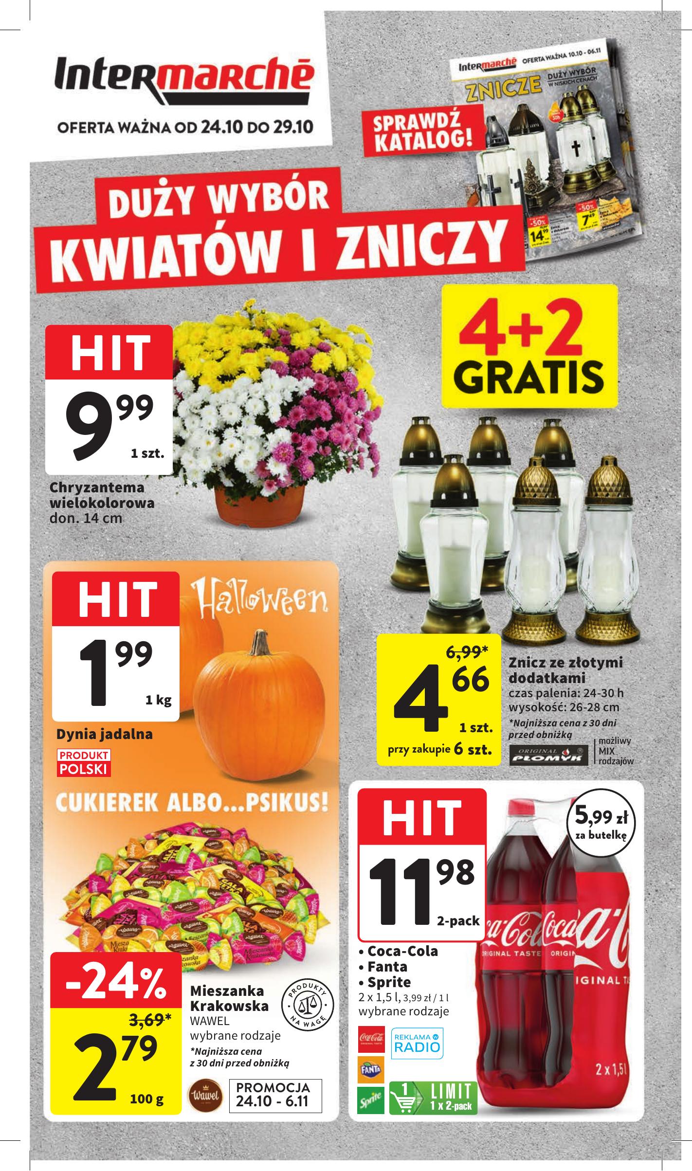 Gazetka - Gazetka promocyjna od 24 do 29.10